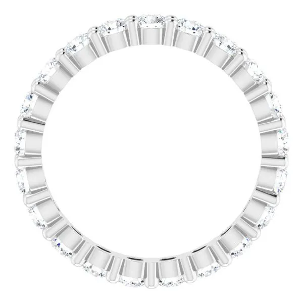 Shared-Prong Eternity Band Image 2 Allain's Jewelry New Iberia, LA