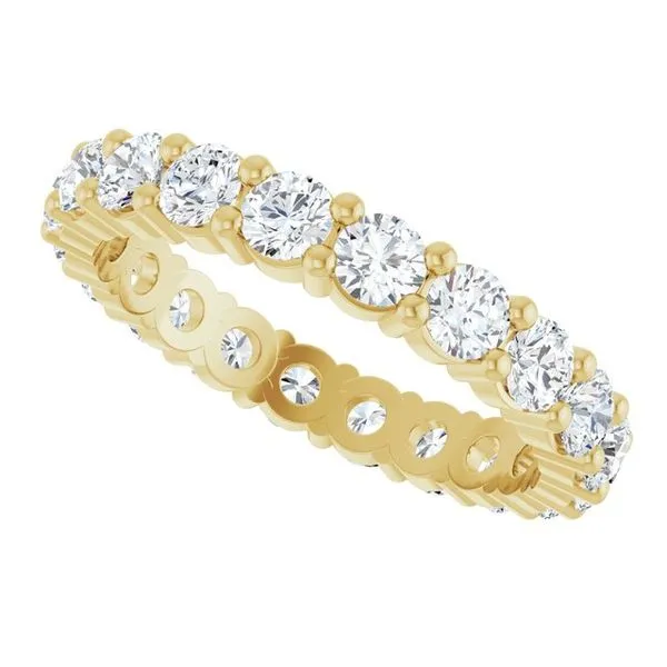 Shared-Prong Eternity Band Image 5 L & L jewelers Scarborough, ME