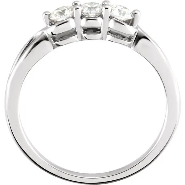 Three-Stone Ring Image 2 Hopman Jewelers Elkhart, IN