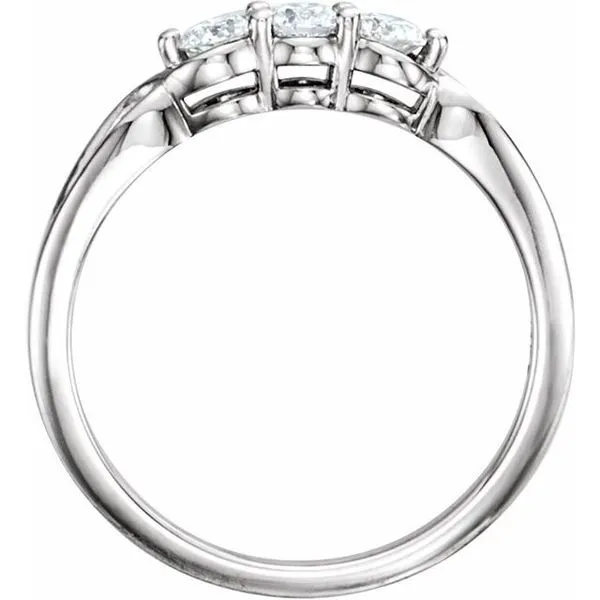 Three-Stone Ring Image 2 James Wolf Jewelers Mason, OH