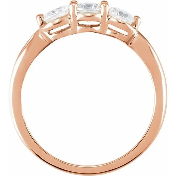 Three-Stone Ring Image 2 Milan's Jewelry Inc Sarasota, FL