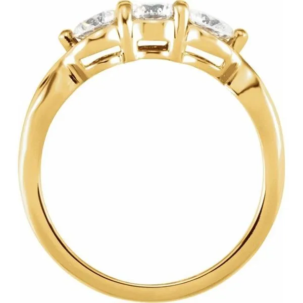 Three-Stone Ring Image 2 Hopman Jewelers Elkhart, IN