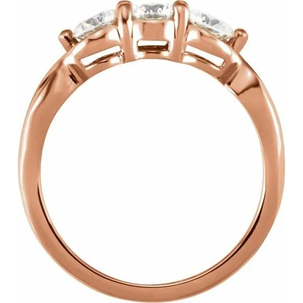 Three-Stone Ring Image 2 Hopman Jewelers Elkhart, IN