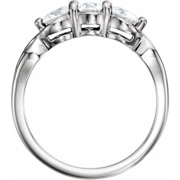 Three-Stone Ring Image 2 Milan's Jewelry Inc Sarasota, FL