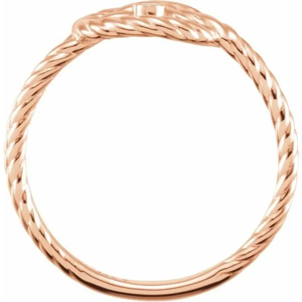 Rope Knot Ring Image 2 Hopman Jewelers Elkhart, IN