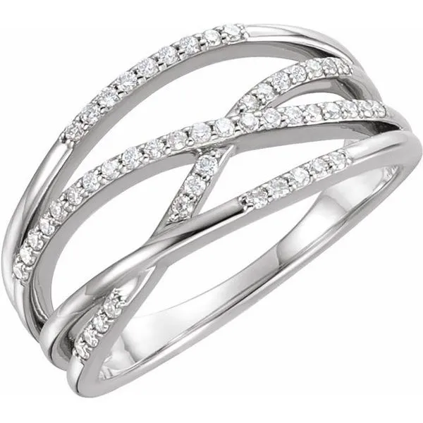 Criss-Cross Ring Jewelry Design Studio Jensen Beach, FL