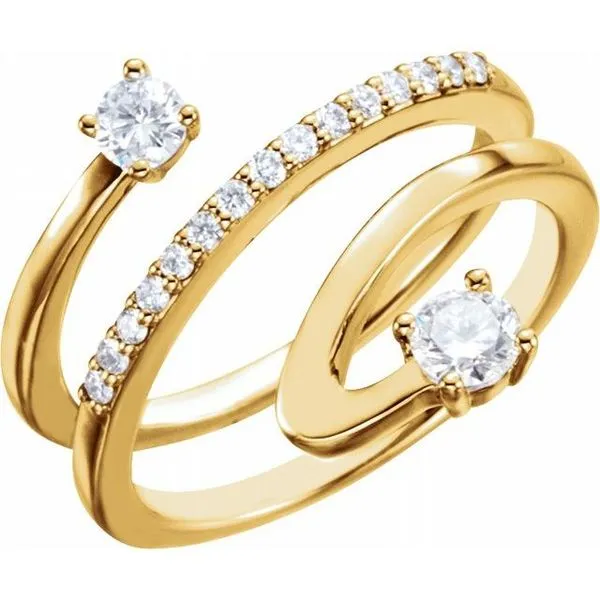 Accented Freeform Ring J. Meredith Jewelers Delafield, WI