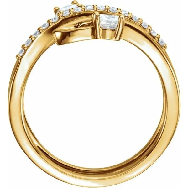 Accented Freeform Ring Image 2 J. Meredith Jewelers Delafield, WI