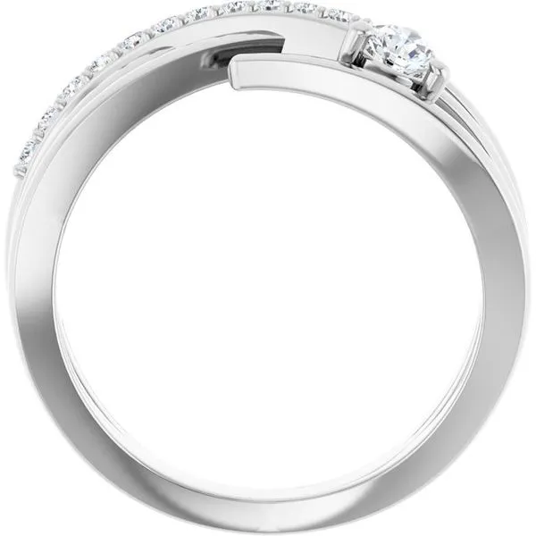 Accented Freeform Ring Image 2 Hopman Jewelers Elkhart, IN