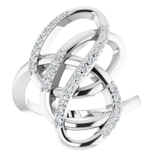 Freeform Ring Image 4 Hopman Jewelers Elkhart, IN