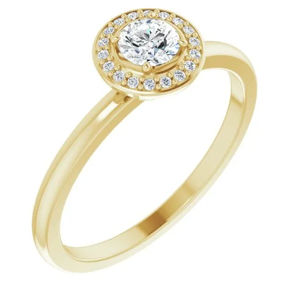 Halo-Style Ring Hopman Jewelers Elkhart, IN