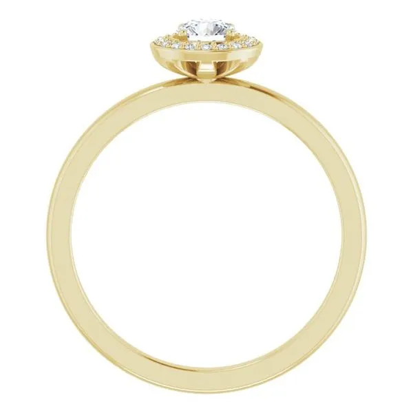 Halo-Style Ring Image 2 Hopman Jewelers Elkhart, IN