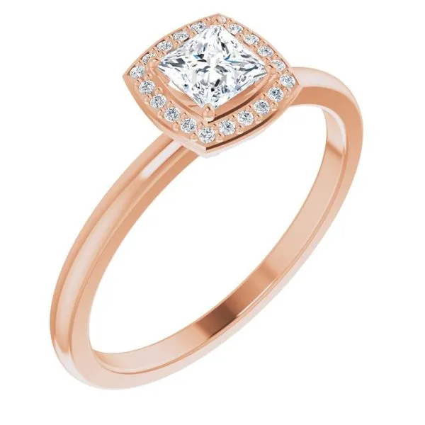 Halo-Style Ring Jewelry Design Studio Jensen Beach, FL