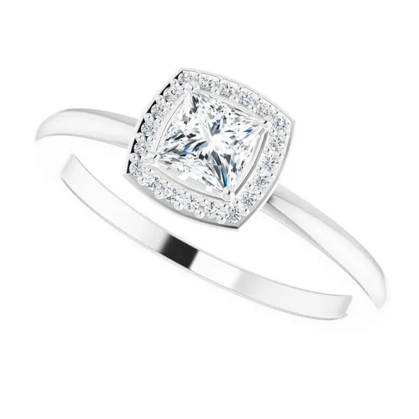 Halo-Style Ring Image 5 Hopman Jewelers Elkhart, IN