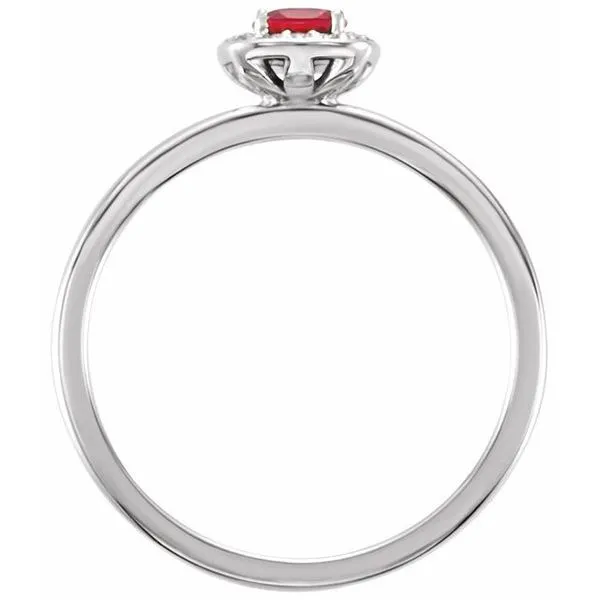 Halo-Style Ring Image 2 Cherry Street Jewelers Tulsa, OK