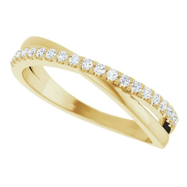 Criss-Cross Ring Image 5 Hopman Jewelers Elkhart, IN