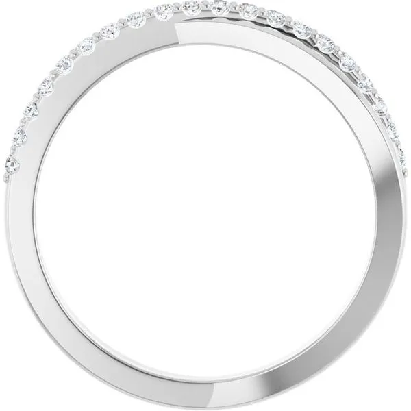 Criss-Cross Ring Image 2 Hopman Jewelers Elkhart, IN