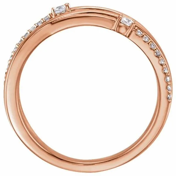 Criss-Cross Ring Image 2 Hopman Jewelers Elkhart, IN