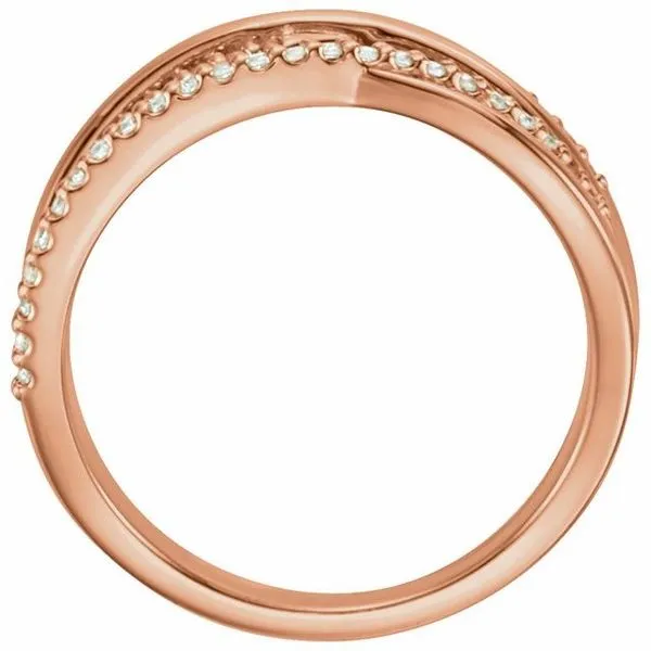 Criss-Cross Ring Image 2 Hopman Jewelers Elkhart, IN