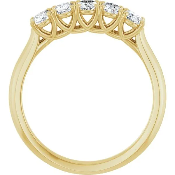 Five-Stone Anniversary Band Image 5 Grayson & Co. Jewelers Iron Mountain, MI