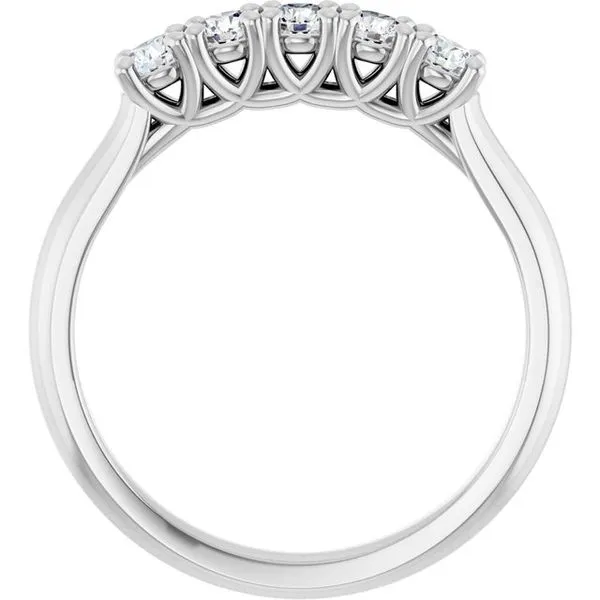 Five-Stone Anniversary Band Image 3 Grayson & Co. Jewelers Iron Mountain, MI