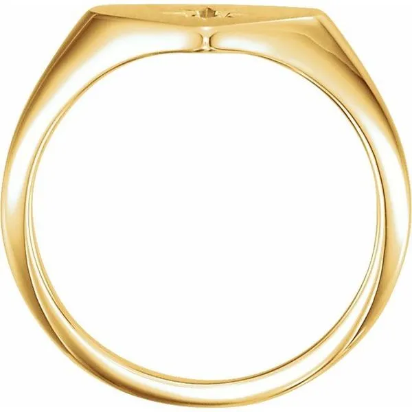 Heart Starburst Signet Ring Image 2 Hopman Jewelers Elkhart, IN