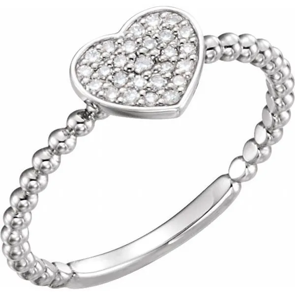 Cluster Heart Ring Jewelry Design Studio Jensen Beach, FL