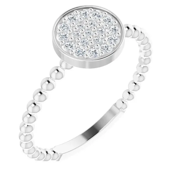 Beaded Cluster Ring Hopman Jewelers Elkhart, IN