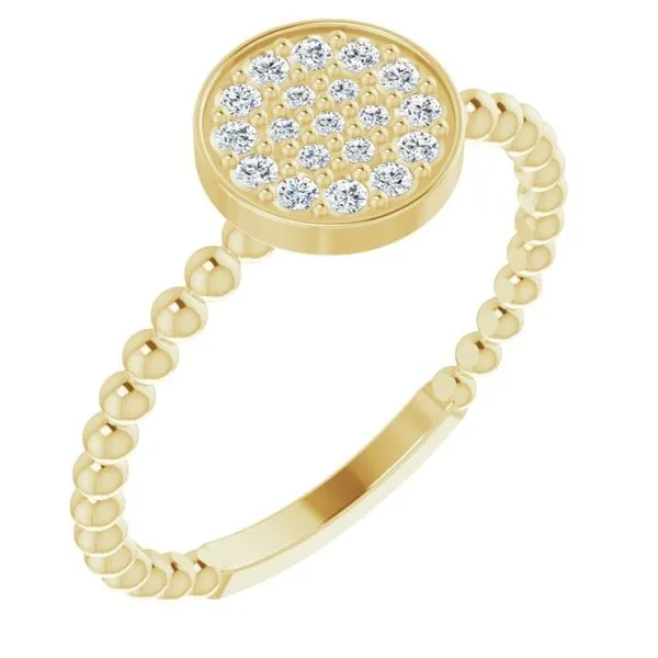 Beaded Cluster Ring Hopman Jewelers Elkhart, IN