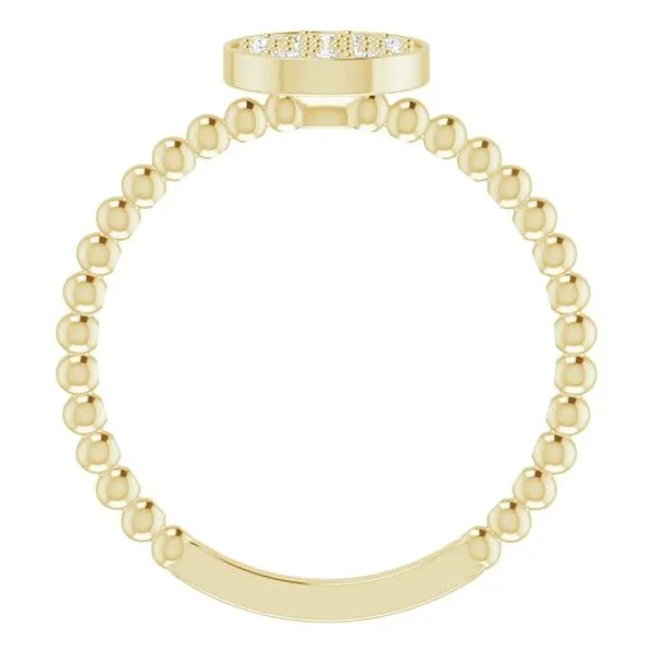 Beaded Cluster Ring Image 2 Jewelry Design Studio Jensen Beach, FL