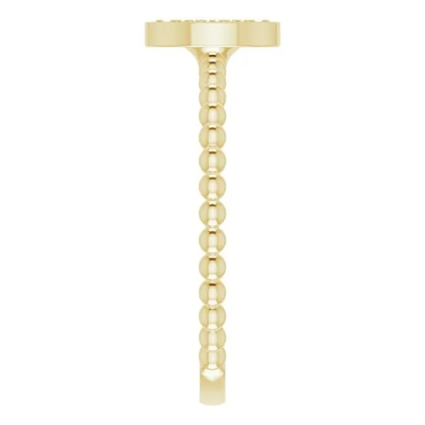 Beaded Cluster Ring Image 4 Hopman Jewelers Elkhart, IN