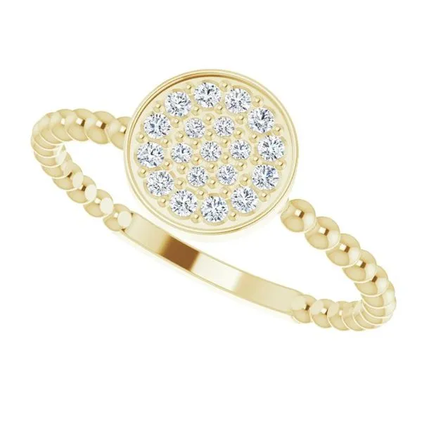 Beaded Cluster Ring Image 5 Jewelry Design Studio Jensen Beach, FL