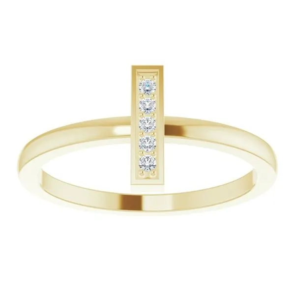 Bar Ring Image 3 M. J. Thomas Jewelers, Ltd. Stratford, CT