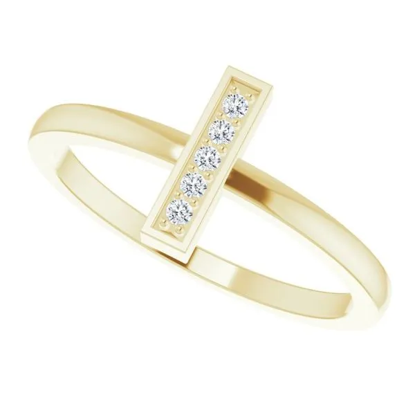 Bar Ring Image 5 Rasmussen Jewelers Spanish Fork, UT