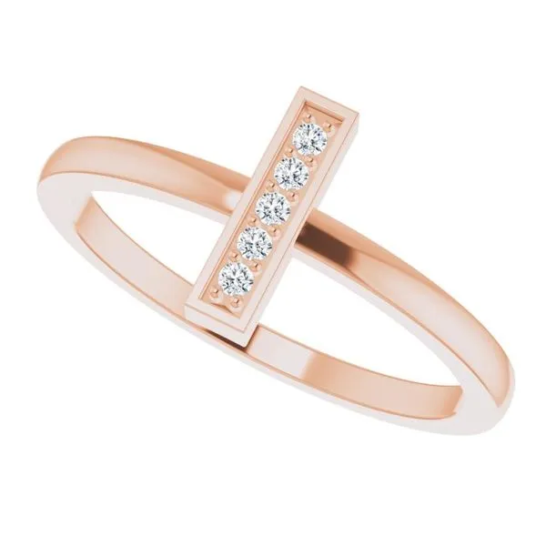 Bar Ring Image 5 Hopman Jewelers Elkhart, IN