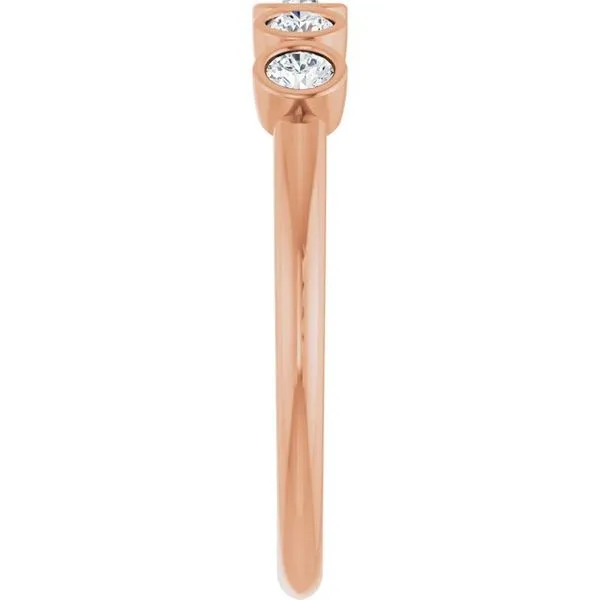 Five-Stone Bezel-Set Ring Image 4 Milan's Jewelry Inc Sarasota, FL