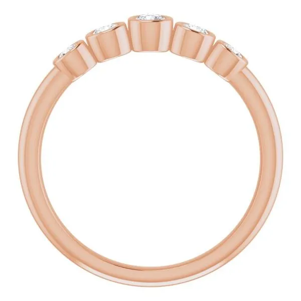 Graduated Bezel-Set Ring Image 2 Jewelry Design Studio Jensen Beach, FL