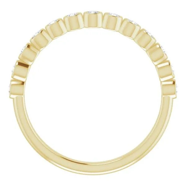 Bezel-Set Stackable Ring Image 2 Rasmussen Jewelers Spanish Fork, UT