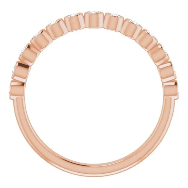 Bezel-Set Stackable Ring Image 2 Jewelry Design Studio Jensen Beach, FL