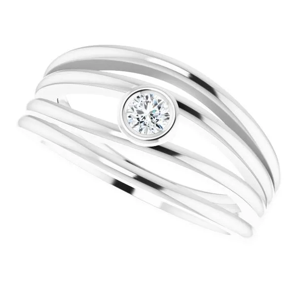 Negative Space Ring Image 5 John E. Koller Jewelry Designs owasso, OK