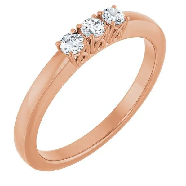 Three-Stone Anniversary Band Allain's Jewelry New Iberia, LA