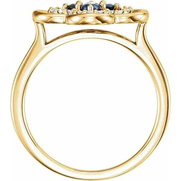 Clover Ring Image 2 Cherry Street Jewelers Tulsa, OK