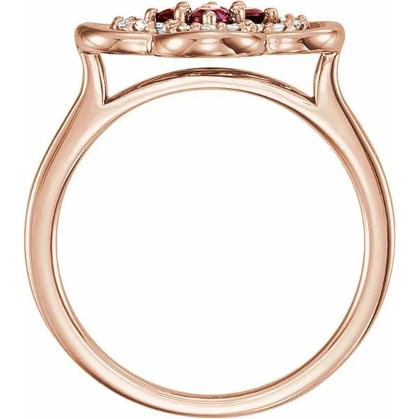 Clover Ring Image 2 Hopman Jewelers Elkhart, IN