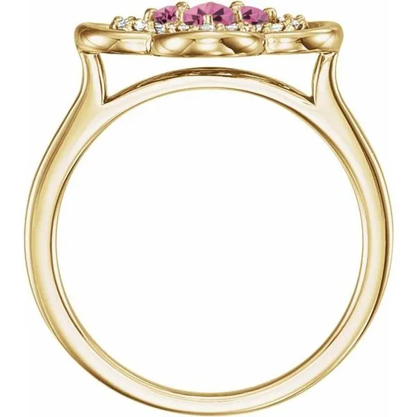 Clover Ring Image 2 Cherry Street Jewelers Tulsa, OK