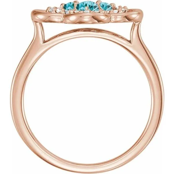 Clover Ring Image 2 Cherry Street Jewelers Tulsa, OK