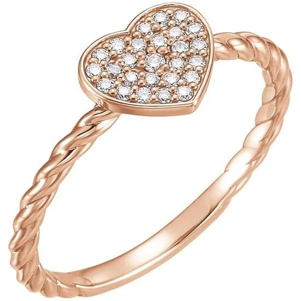Heart Rope Ring J. Meredith Jewelers Delafield, WI
