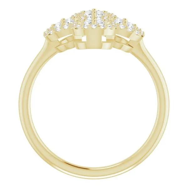 Clover Ring Image 2 Arnold's Jewelry and Gifts Logansport, IN