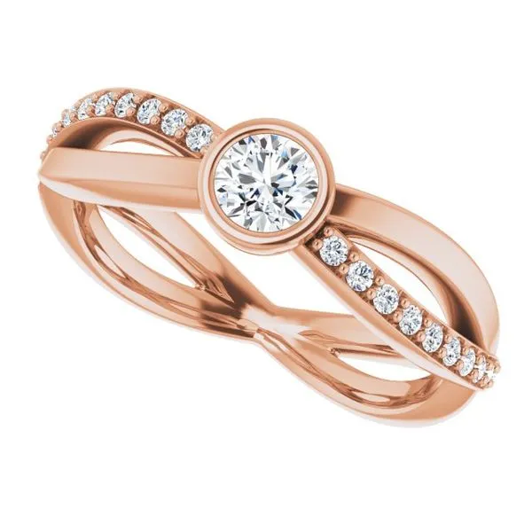 Criss-Cross Accented Ring Image 5 Cherry Street Jewelers Tulsa, OK