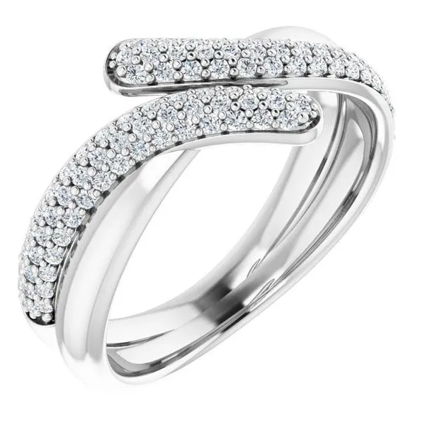 Bypass Pavé Ring Milan's Jewelry Inc Sarasota, FL