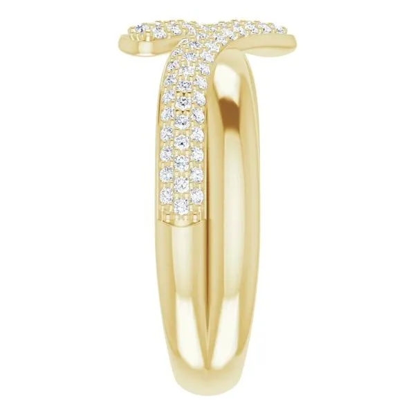 Bypass Pavé Ring Image 4 Rasmussen Jewelers Spanish Fork, UT